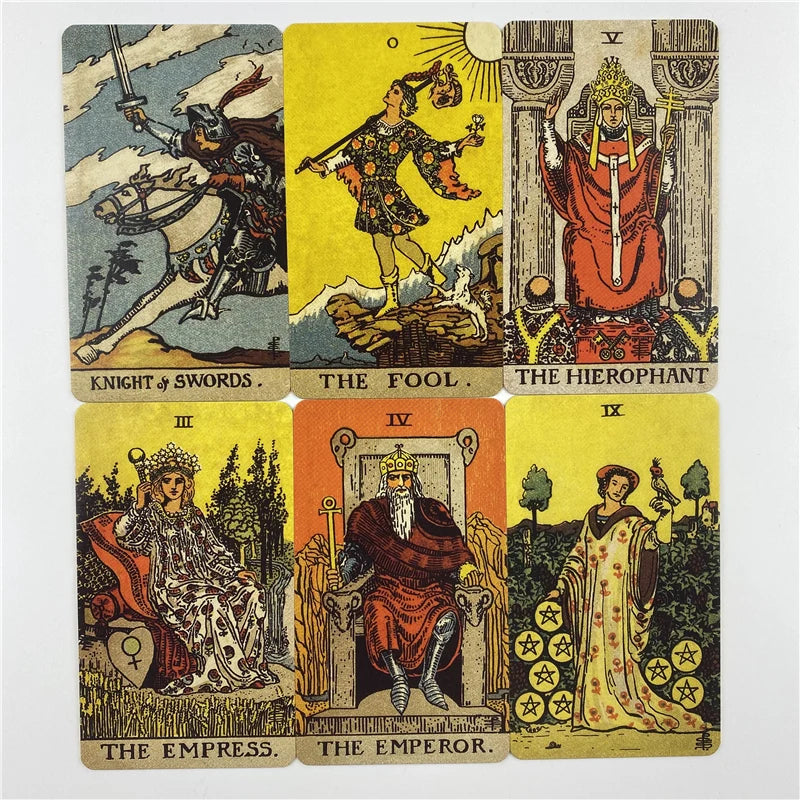 Rider Waite Tarot Borderless Cards