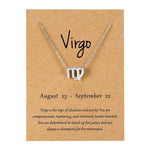 Elegant Minimalist Zodiac Sign Necklace - Zodiac Radiance