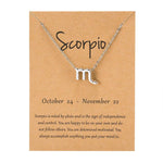 Elegant Minimalist Zodiac Sign Necklace - Zodiac Radiance