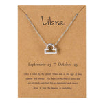 Elegant Minimalist Zodiac Sign Necklace - Zodiac Radiance