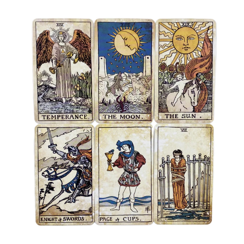 vintage tarot cards