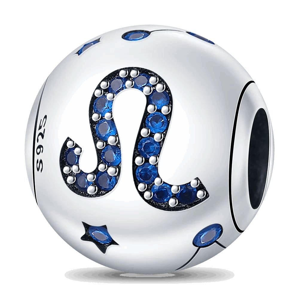 12 Constellation 925 Silver Pandora Bead charm - Zodiac Radiance