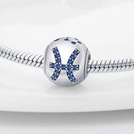 Pandora Zodiac Charms  Pisces | Blue Color 