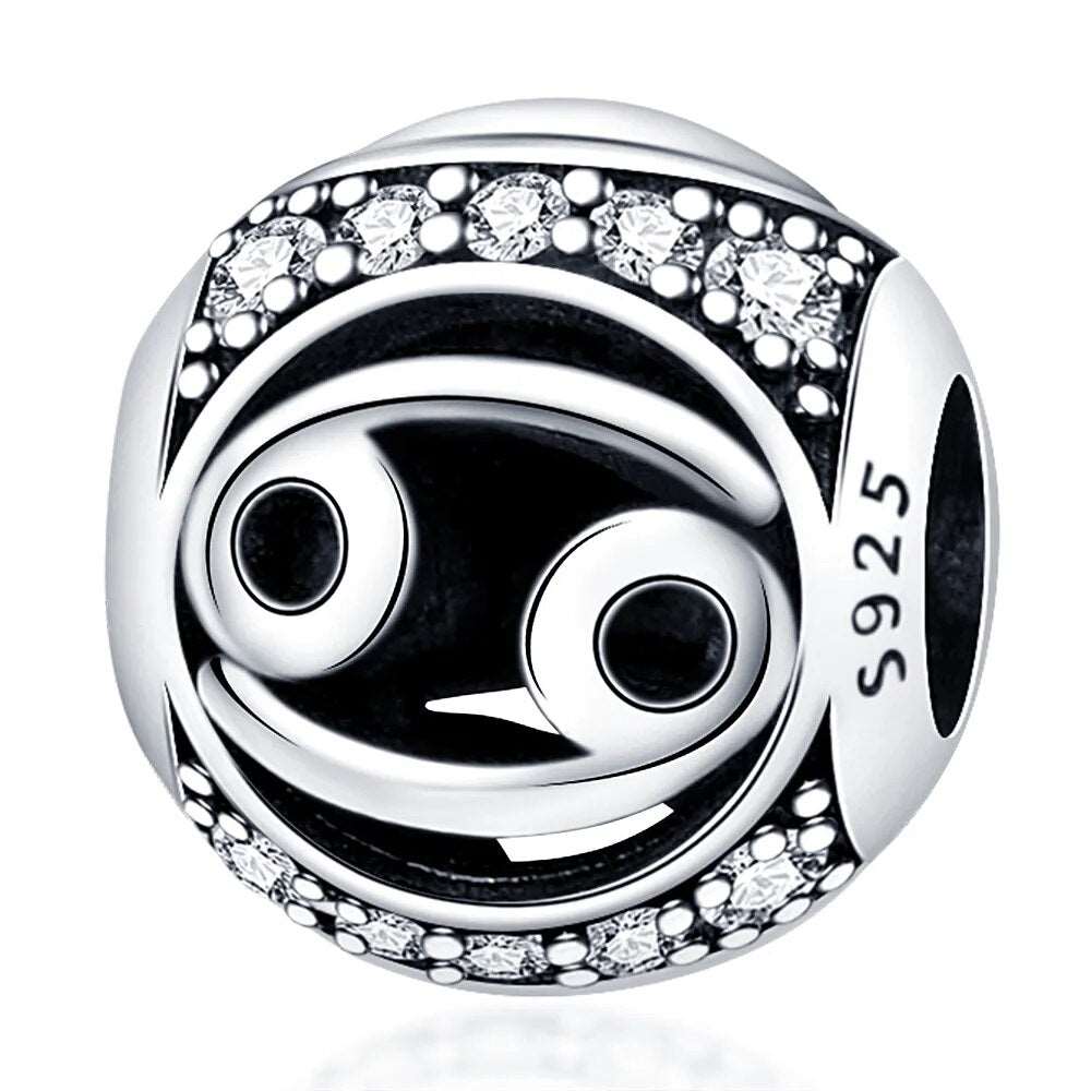 925 Sterling Silver Pandora Charm - Zodiac Radiance