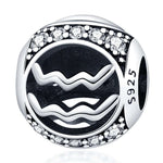 925 Sterling Silver Pandora Charm - Zodiac Radiance