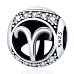 925 Sterling Silver Pandora Charm - Zodiac Radiance