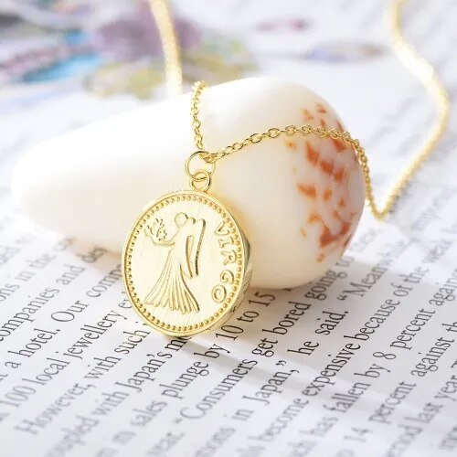 925 Sterling Silver Zodiac Signs Necklace - Zodiac Radiance