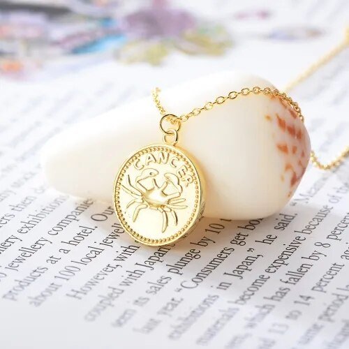 925 Sterling Silver Zodiac Signs Necklace - Zodiac Radiance