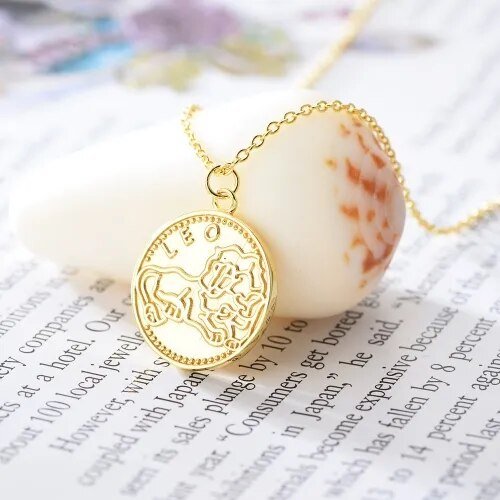 925 Sterling Silver Zodiac Signs Necklace - Zodiac Radiance