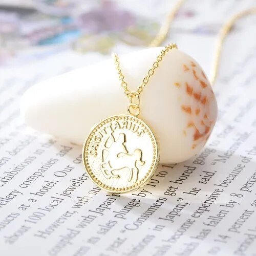 925 Sterling Silver Zodiac Signs Necklace - Zodiac Radiance