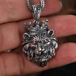 Copper Plated Zodiac Lion head Pendant Necklace - Zodiac Radiance