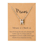 Elegant Minimalist Zodiac Sign Necklace - Zodiac Radiance