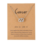 Elegant Minimalist Zodiac Sign Necklace - Zodiac Radiance