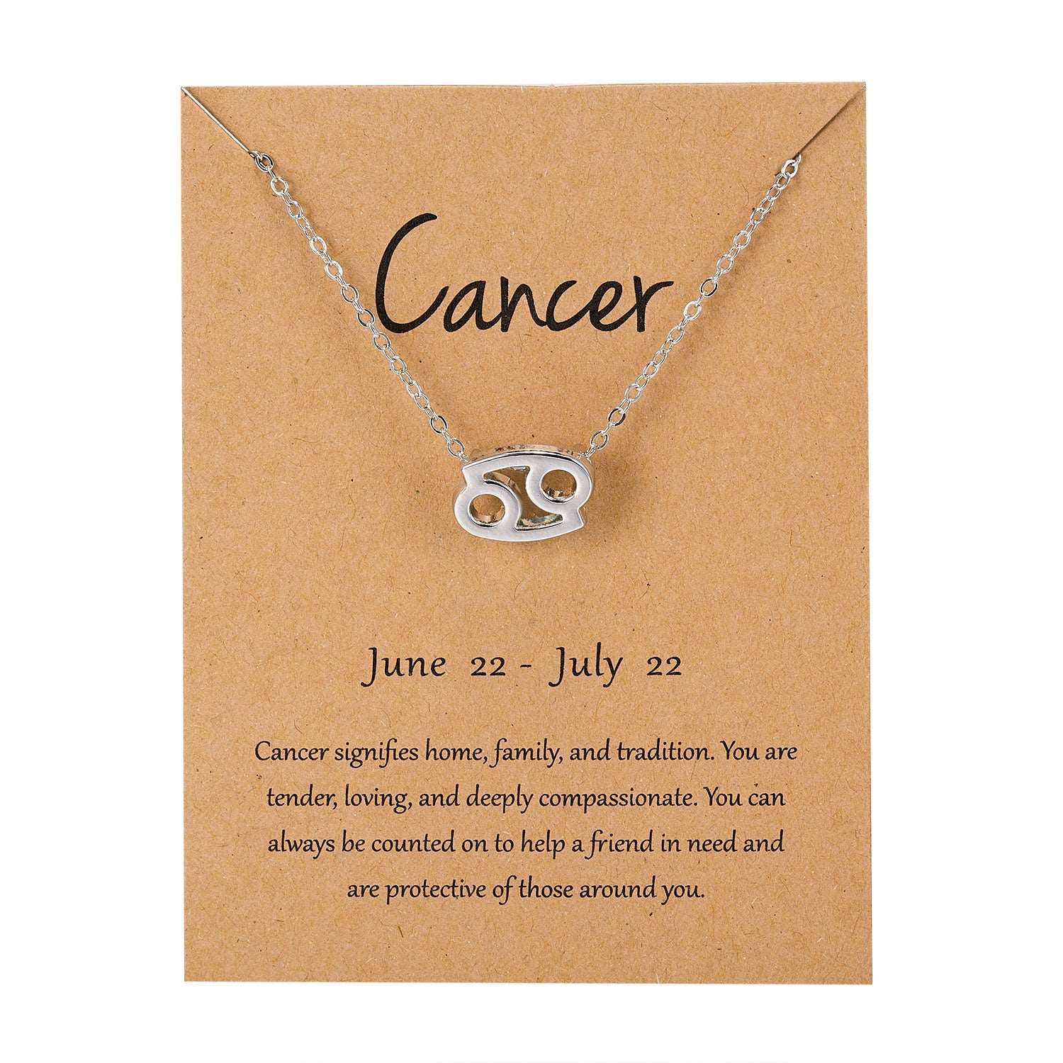 Elegant Minimalist Zodiac Sign Necklace - Zodiac Radiance