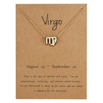 Elegant Minimalist Zodiac Sign Necklace - Zodiac Radiance