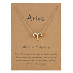 Elegant Minimalist Zodiac Sign Necklace - Zodiac Radiance