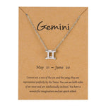 Elegant Minimalist Zodiac Sign Necklace - Zodiac Radiance