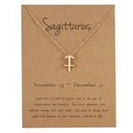 Elegant Minimalist Zodiac Sign Necklace - Zodiac Radiance