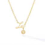 Horoscope Zodiac Name Stainless Steel Necklace - Zodiac Radiance