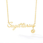 Horoscope Zodiac Name Stainless Steel Necklace - Zodiac Radiance