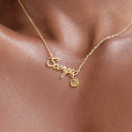 Horoscope Zodiac Name Stainless Steel Necklace - Zodiac Radiance