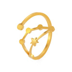 Minimalist Zodiac Constellation Ring - Zodiac Radiance