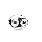 Modern Zodiac Sign Pandora Charm 925 Sterling Silver - Zodiac Radiance