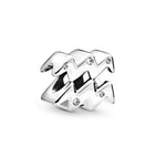 Modern Zodiac Sign Pandora Charm 925 Sterling Silver - Zodiac Radiance