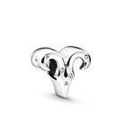 Modern Zodiac Sign Pandora Charm 925 Sterling Silver - Zodiac Radiance