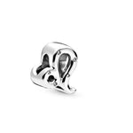 Modern Zodiac Sign Pandora Charm 925 Sterling Silver - Zodiac Radiance