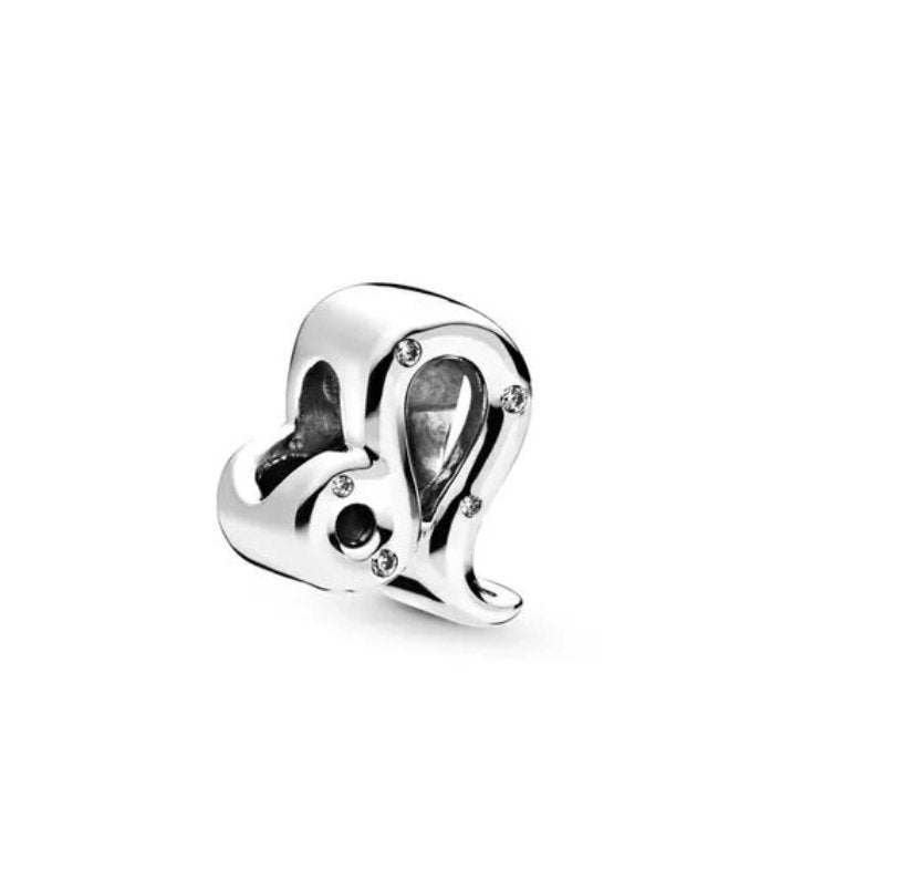 Modern Zodiac Sign Pandora Charm 925 Sterling Silver - Zodiac Radiance