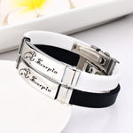 Simple Zodiac Sign Silicone Bracelet - Zodiac Radiance