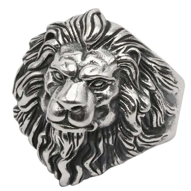 Sterling Silver 925 Carved Leo Ring - Zodiac Radiance