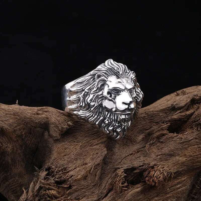 Sterling Silver 925 Carved Leo Ring - Zodiac Radiance