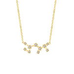 Zircon Constellation Zodiac Necklace - Zodiac Radiance