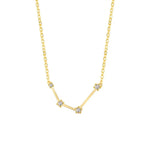 Zircon Constellation Zodiac Necklace - Zodiac Radiance