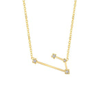 Zircon Constellation Zodiac Necklace - Zodiac Radiance