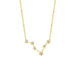 Zircon Constellation Zodiac Necklace - Zodiac Radiance