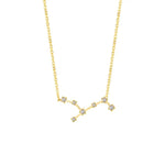 Zircon Constellation Zodiac Necklace - Zodiac Radiance