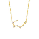 Zircon Constellation Zodiac Necklace - Zodiac Radiance