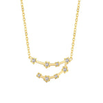 Zircon Constellation Zodiac Necklace - Zodiac Radiance