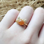 Zodiac Cancer Small Crab Adjustable Ring - Zodiac Radiance