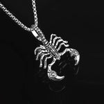 Zodiac Scorpion Stainless Steel Necklace - Zodiac Radiance