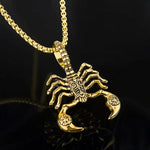 Zodiac Scorpion Stainless Steel Necklace - Zodiac Radiance