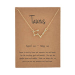 Zodiac Sign Constellation Necklace - Zodiac Radiance