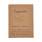 Zodiac Sign Constellation Necklace - Zodiac Radiance