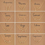 Zodiac Sign Constellation Necklace - Zodiac Radiance