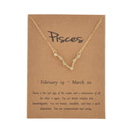 Zodiac Sign Constellation Necklace - Zodiac Radiance