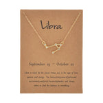 Zodiac Sign Constellation Necklace - Zodiac Radiance