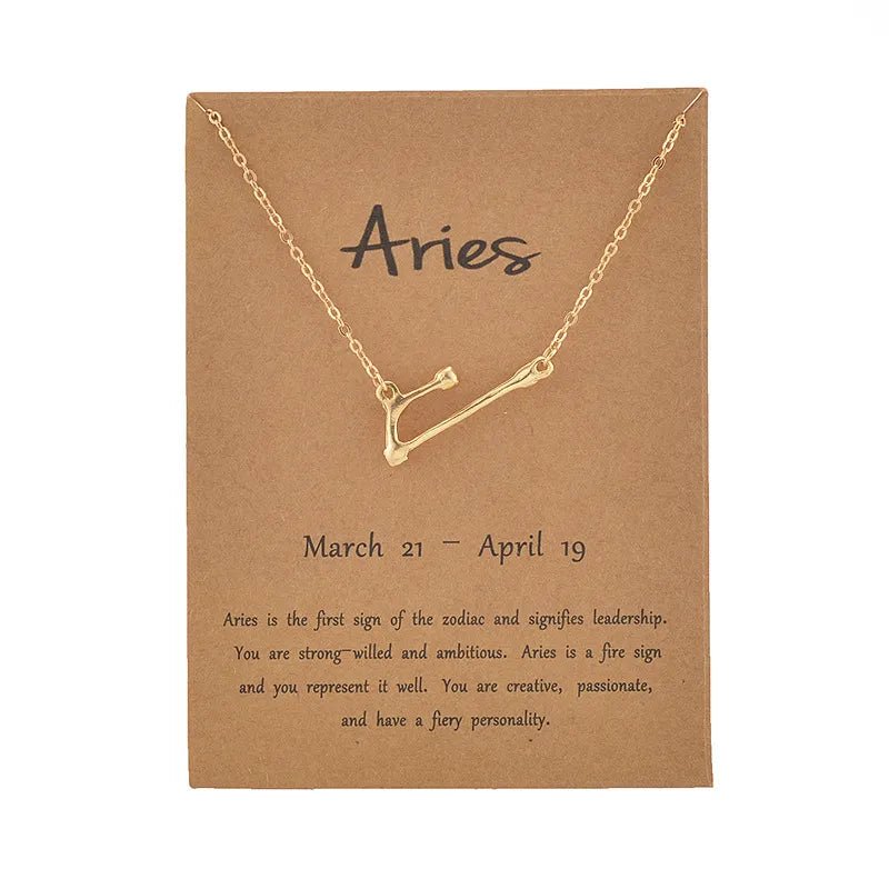 Zodiac Sign Constellation Necklace - Zodiac Radiance